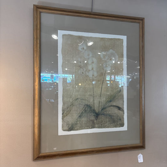 Large Paper Flower Framed Art