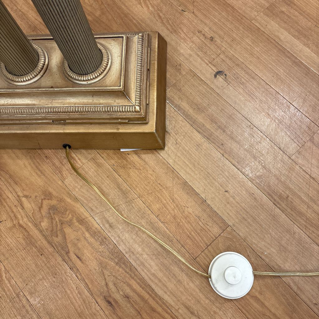 Tall Double Column Corinthian Floor Lamp
