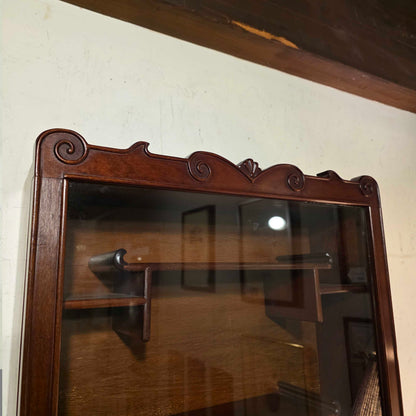 Asian Style Wall Mounted Display Cabinet with Key