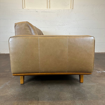 Odense Caramel Leather Sofa U SOFAS