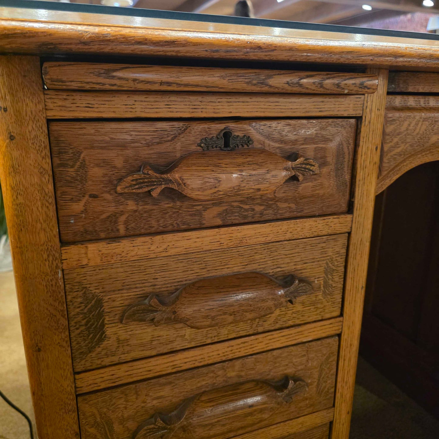 Vintage Oak Desk