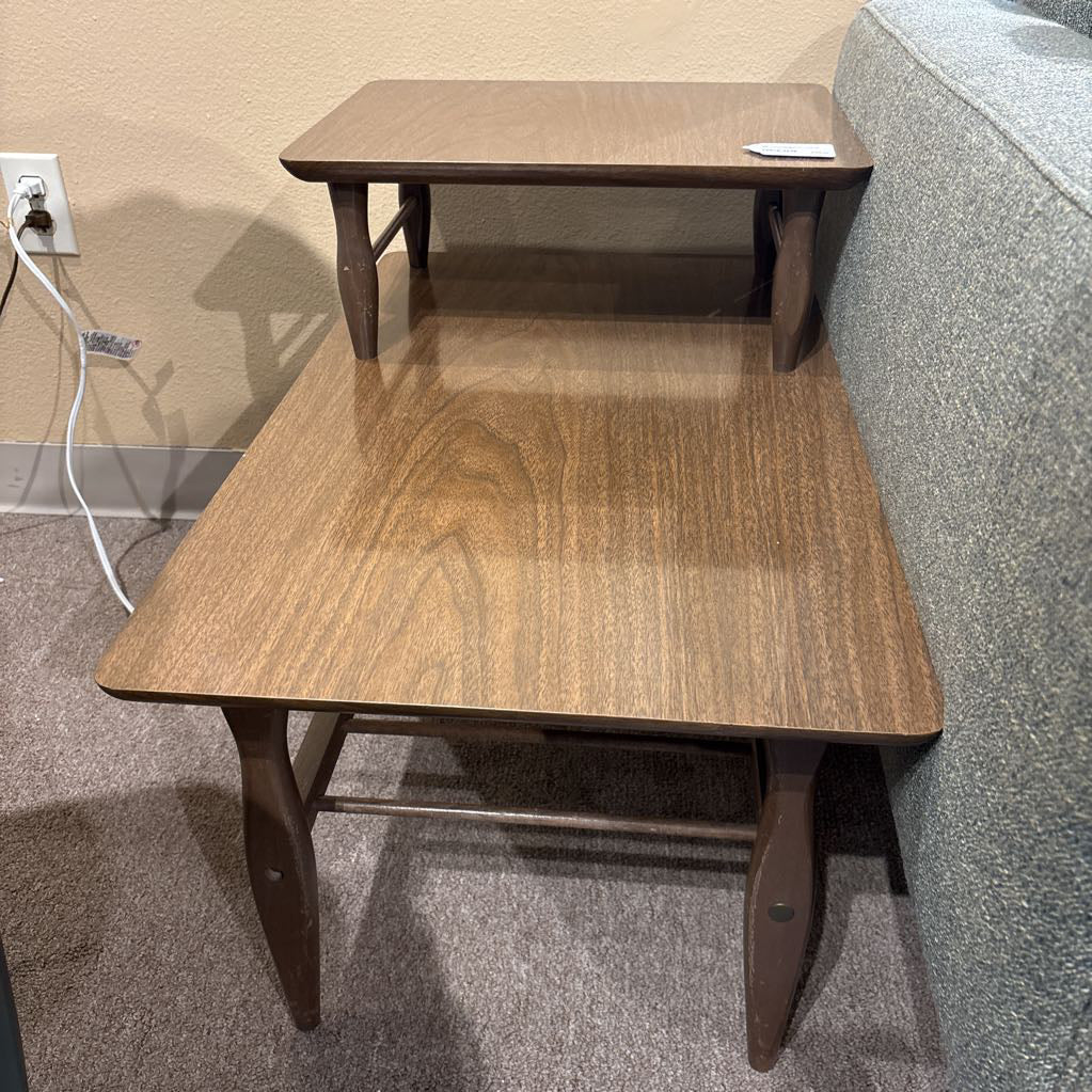 MC Two-Tiered Side Table w/ Bottom Rack