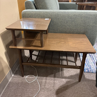 MC Two-Tiered Side Table w/ Bottom Rack