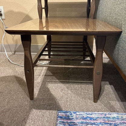 MC Two-Tiered Side Table w/ Bottom Rack