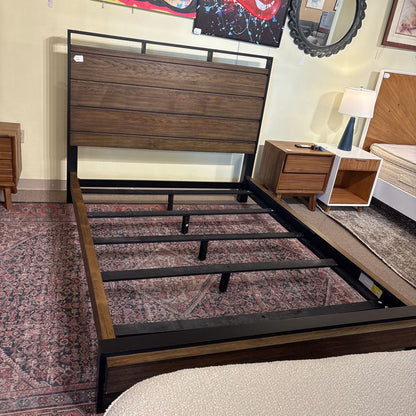 Industrial Style Queen Bed Frame