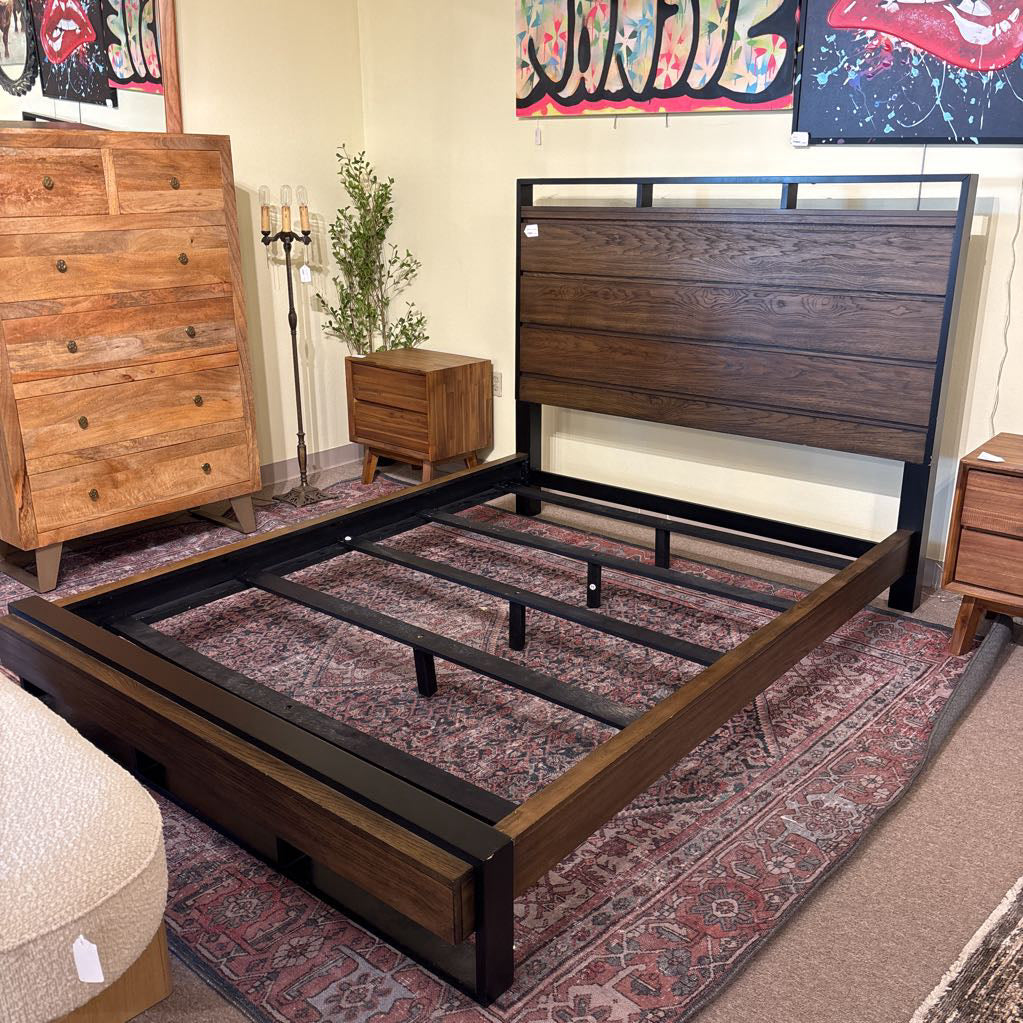Industrial Style Queen Bed Frame