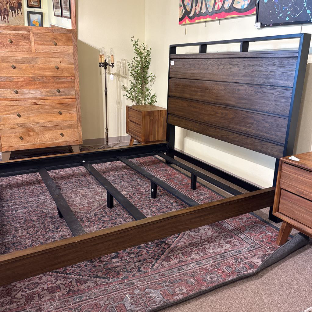 Industrial Style Queen Bed Frame