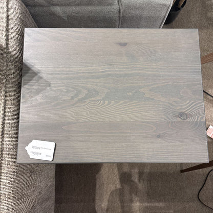 Contemporary One Drawer Grey Nightstand
