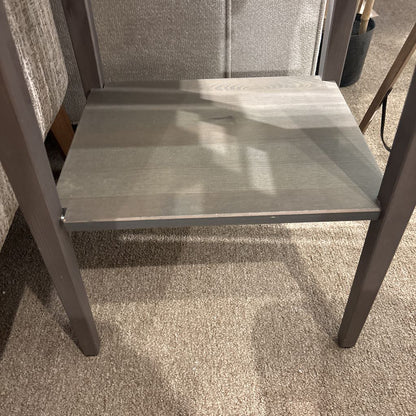 Contemporary One Drawer Grey Nightstand