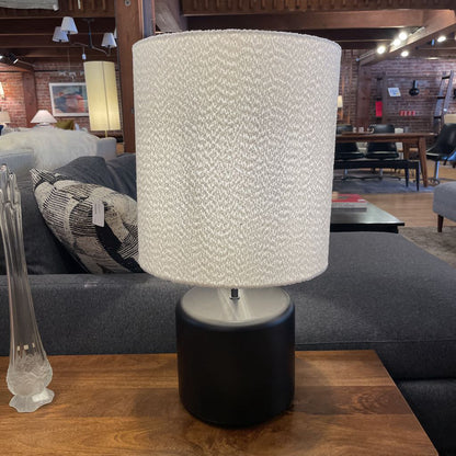 Black Round Base Table Lamp