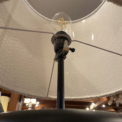 Black Round Base Table Lamp