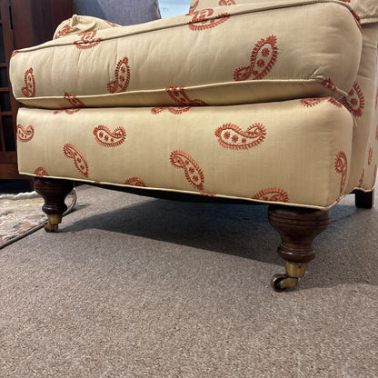 Drexel Heritage Silk Floral Pattern Accent Chair