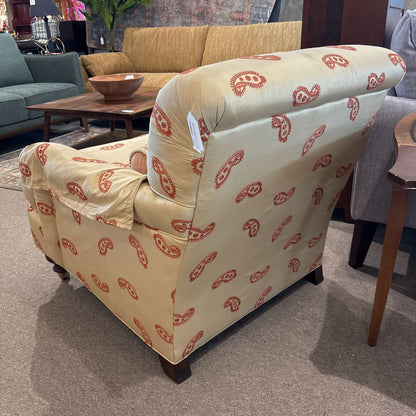 Drexel Heritage Silk Floral Pattern Accent Chair