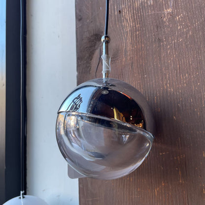 Seed Design Chrome & Glass Sphere Hanging Pendant Lamp