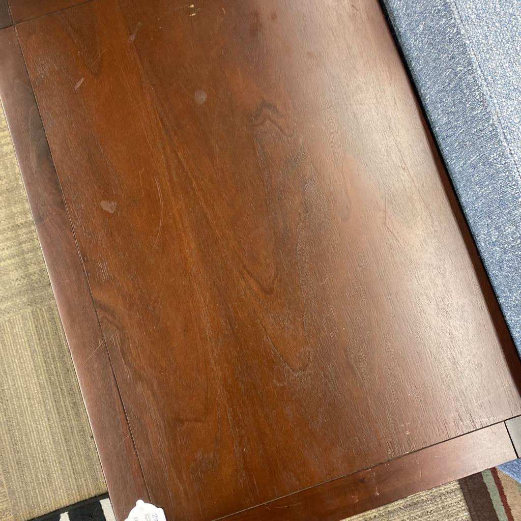 Contemporary Dark Wood Nightstand