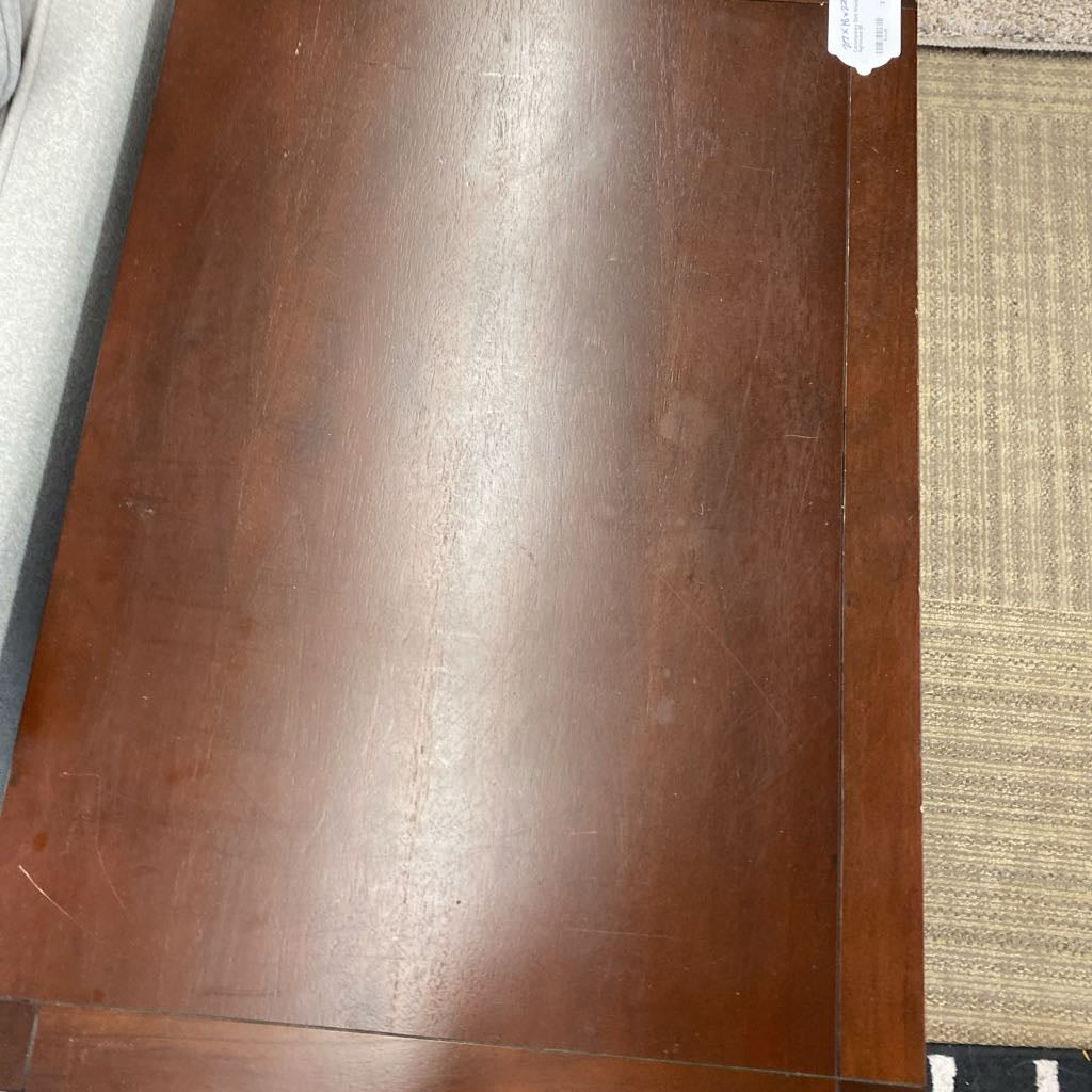 Contemporary Dark Wood Nightstand