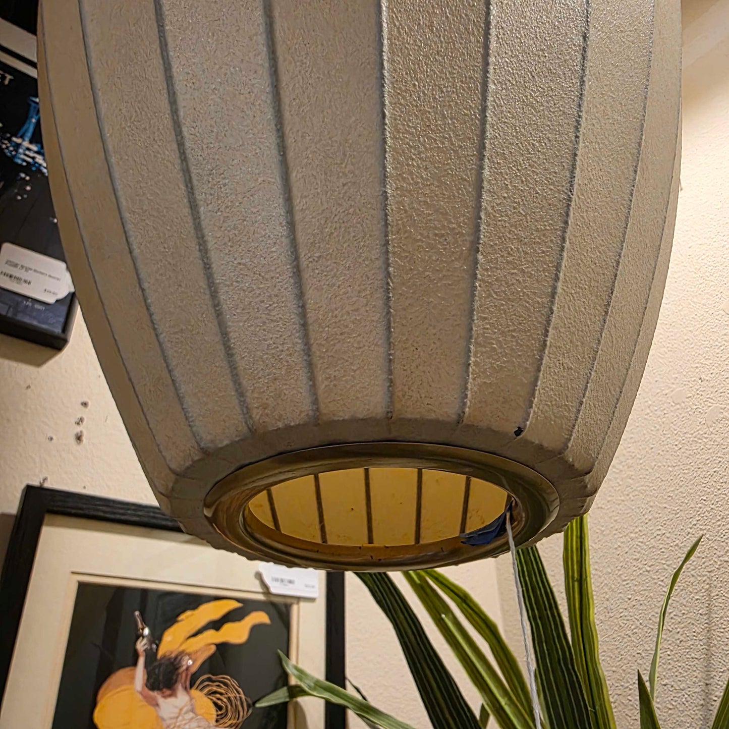 Vint. GEORGE NELSON Pendant Cigar Bubble Lamp