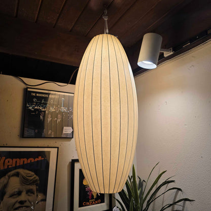 Vint. GEORGE NELSON Pendant Cigar Bubble Lamp