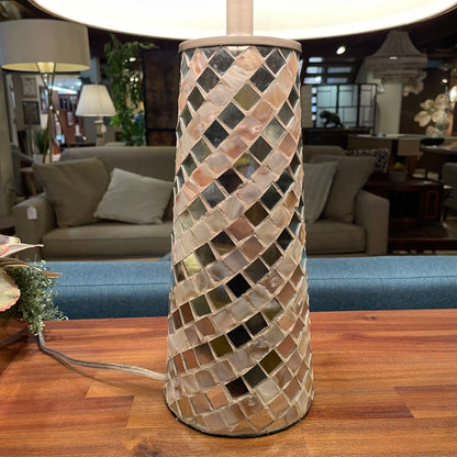 Mirrored Mosaic Table Lamp