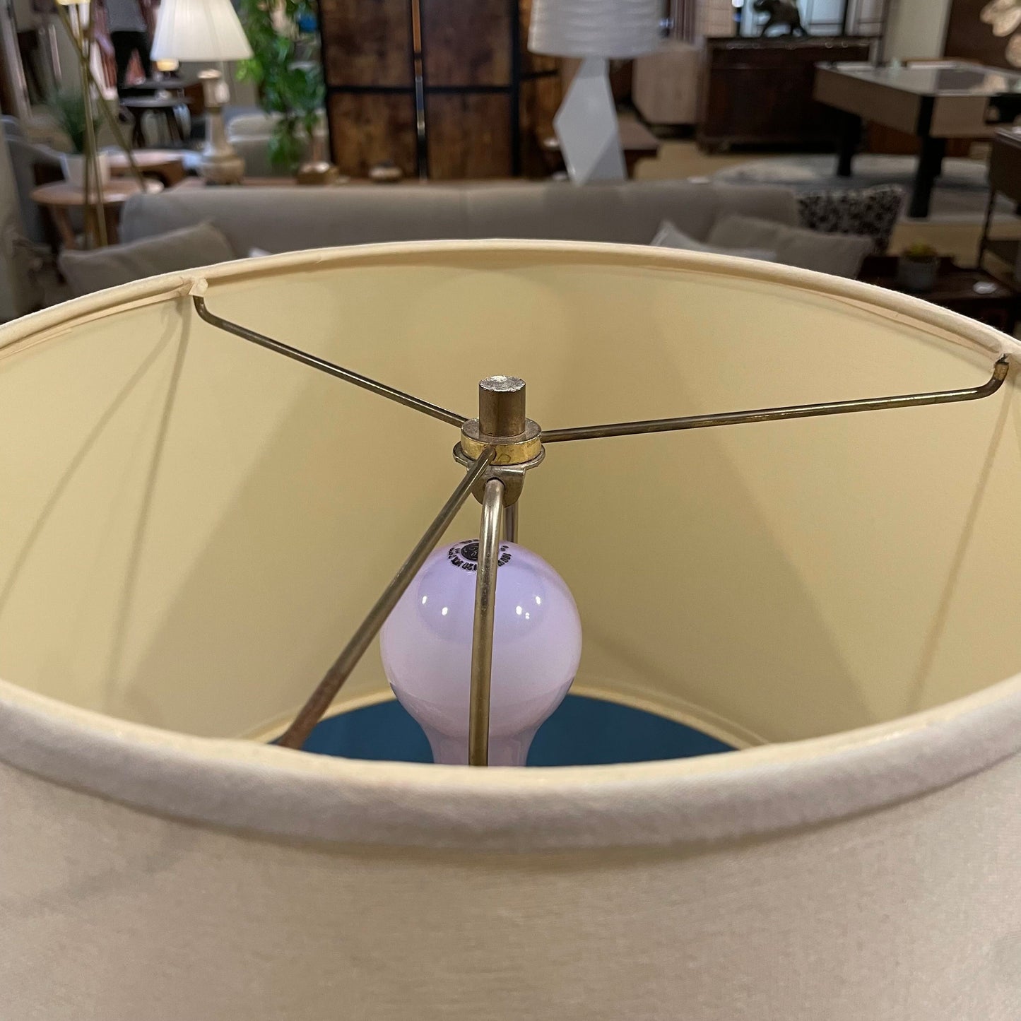 Mirrored Mosaic Table Lamp