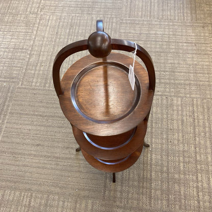 Three Tier Wood Dessert Stand