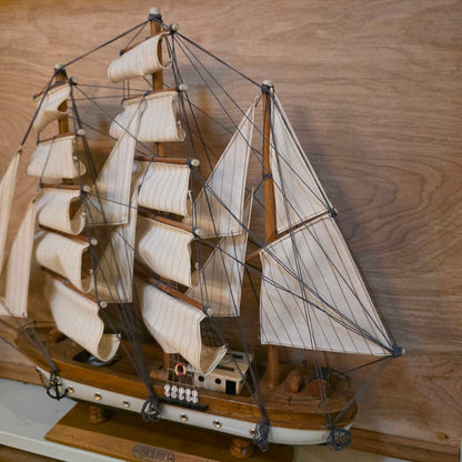 Gorch Fock Model Ship in Frame