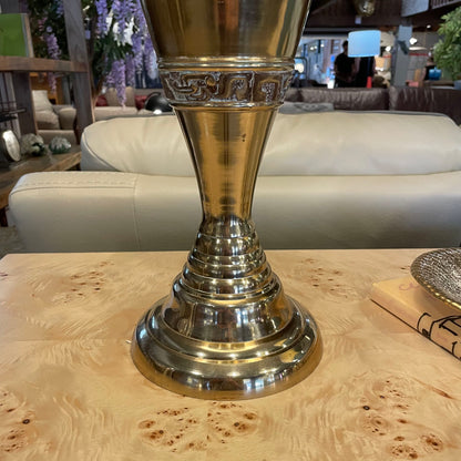 Korean Brass Urn Lamp