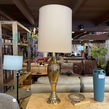 Korean Brass Urn Lamp