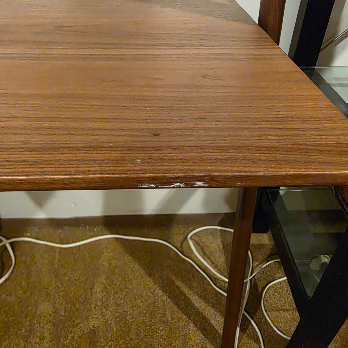 DWR Walnut Folk Ladder Desk/Bookshelf