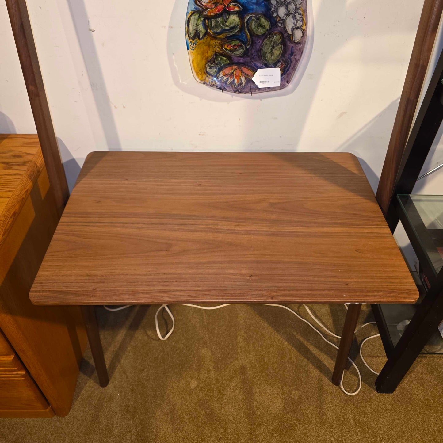DWR Walnut Folk Ladder Desk/Bookshelf