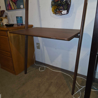 DWR Walnut Folk Ladder Desk/Bookshelf
