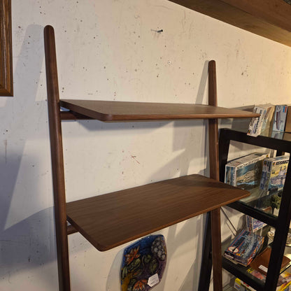 DWR Walnut Folk Ladder Desk/Bookshelf
