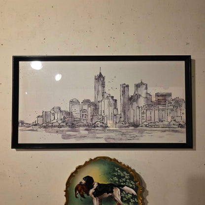 Lower Manhatten Skyline Art