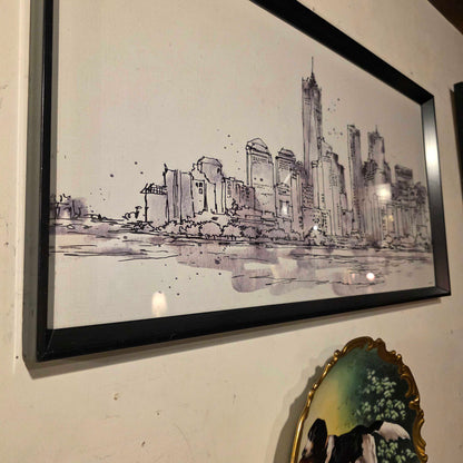 Lower Manhatten Skyline Art