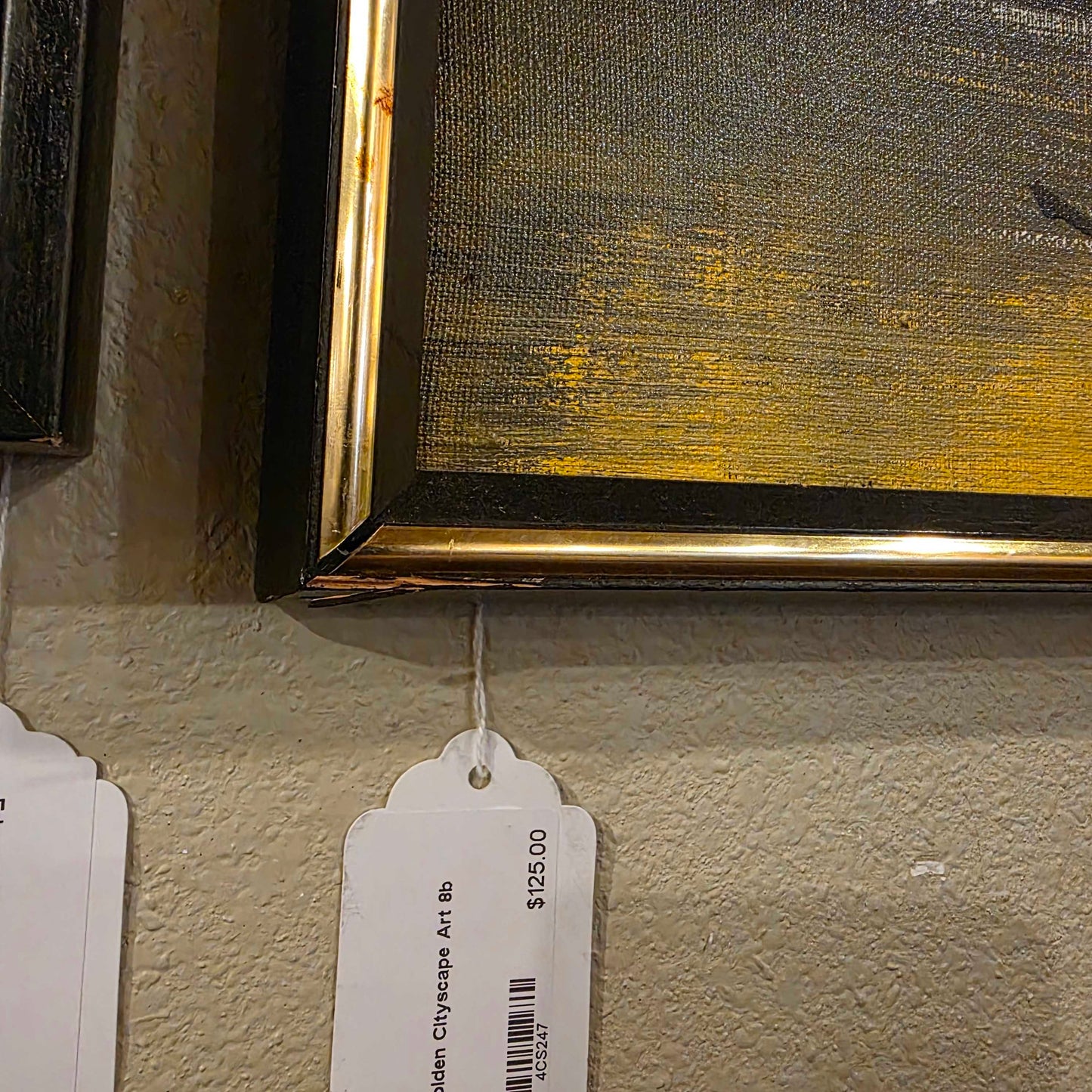 MC Golden Cityscape Art