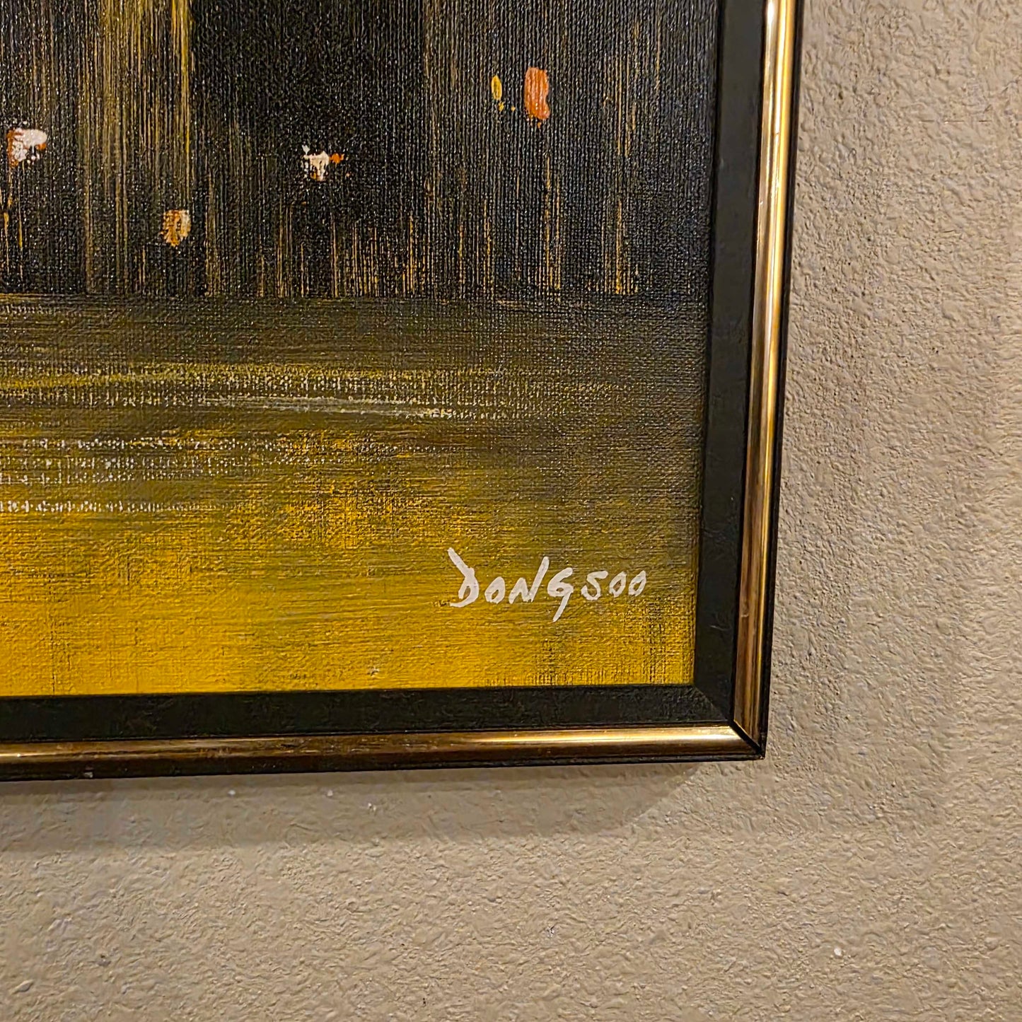 MC Golden Cityscape Art