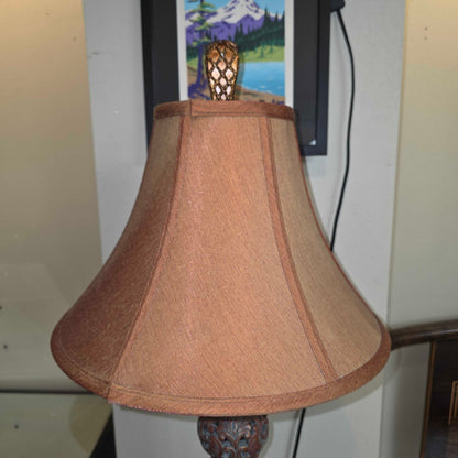 Uttermost Ornate Red Shade Buffet Lamp