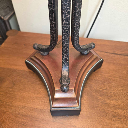 Uttermost Ornate Red Shade Buffet Lamp