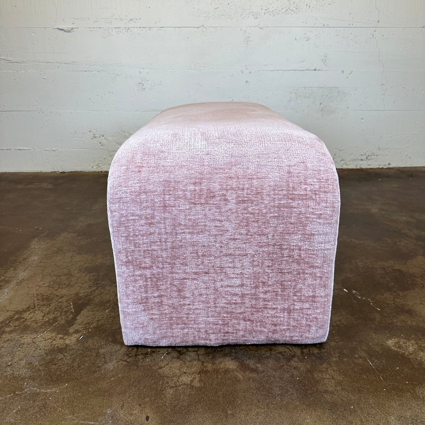 Blush Waterfall Accent Bench