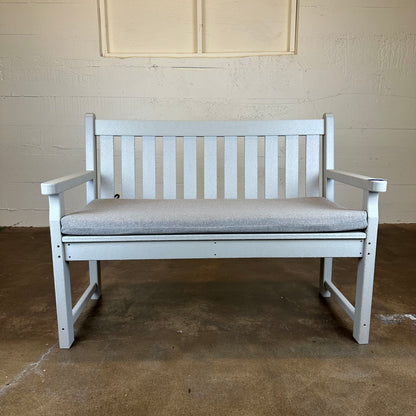 Outdoor Bench w/ Upholstered Cushion