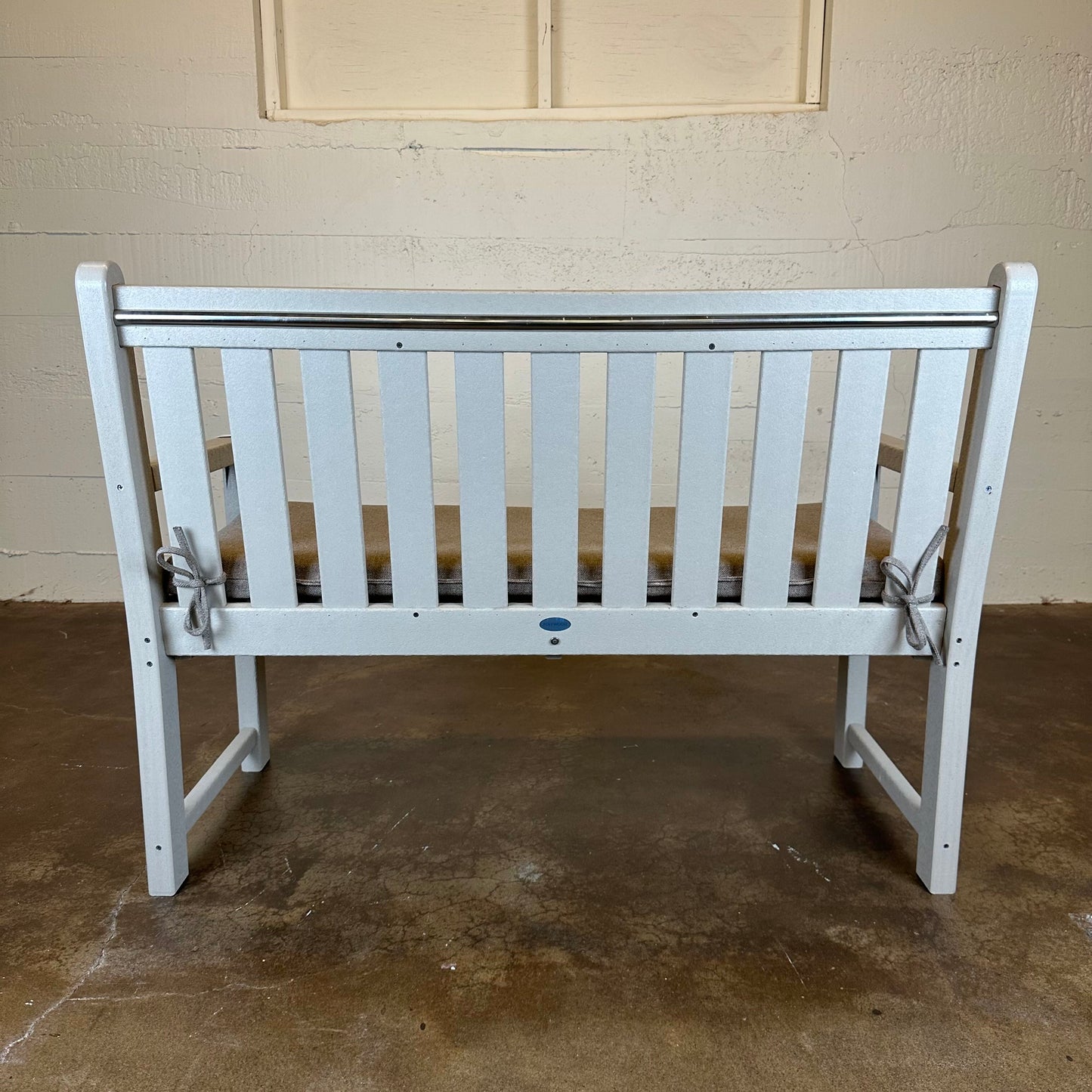 Outdoor Bench w/ Upholstered Cushion