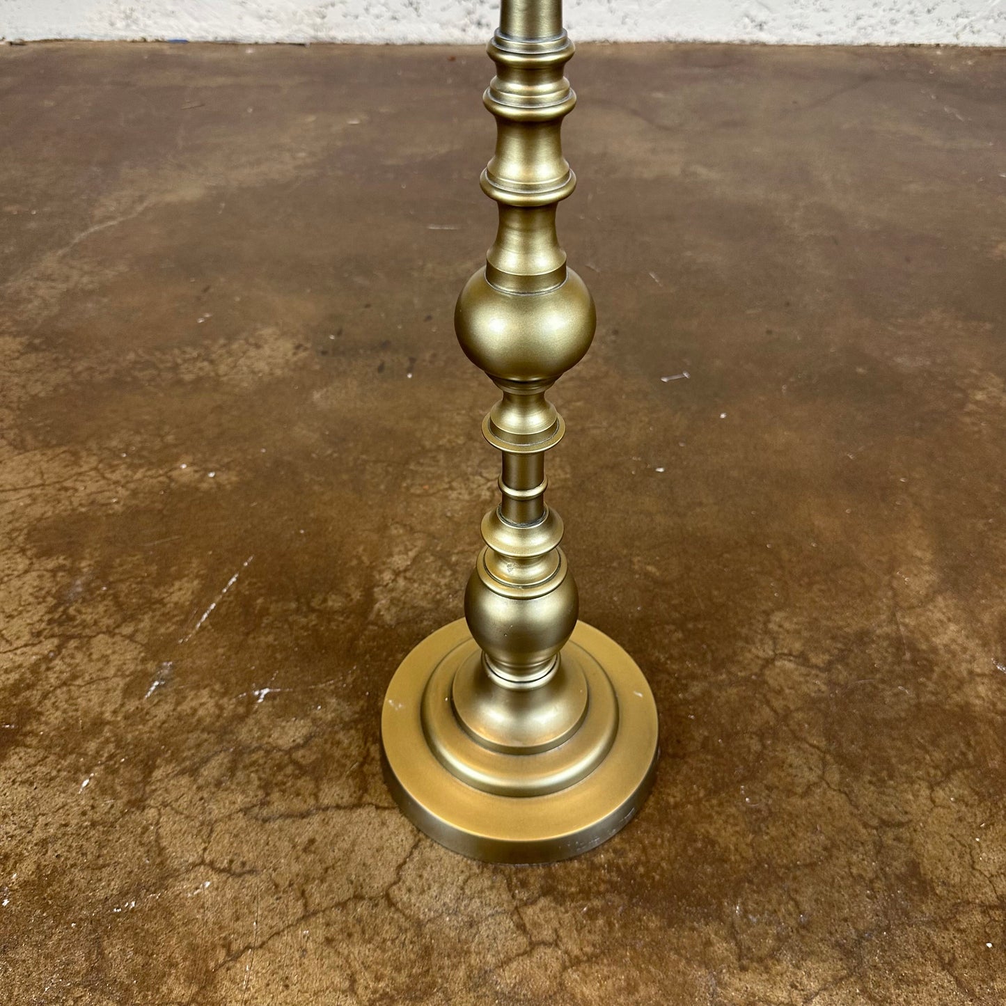 Gold Pedestal Side Table