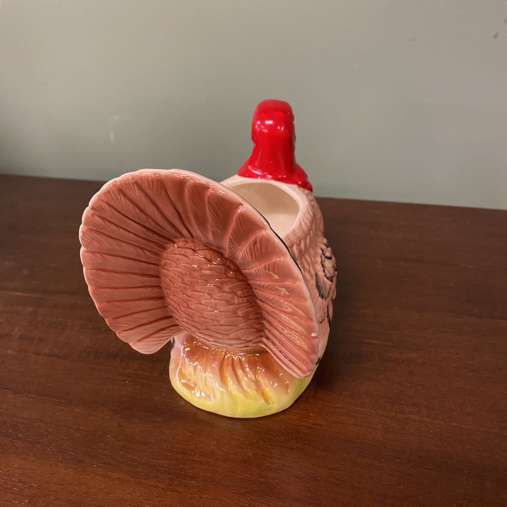 Vintage Red Turkey Planter
