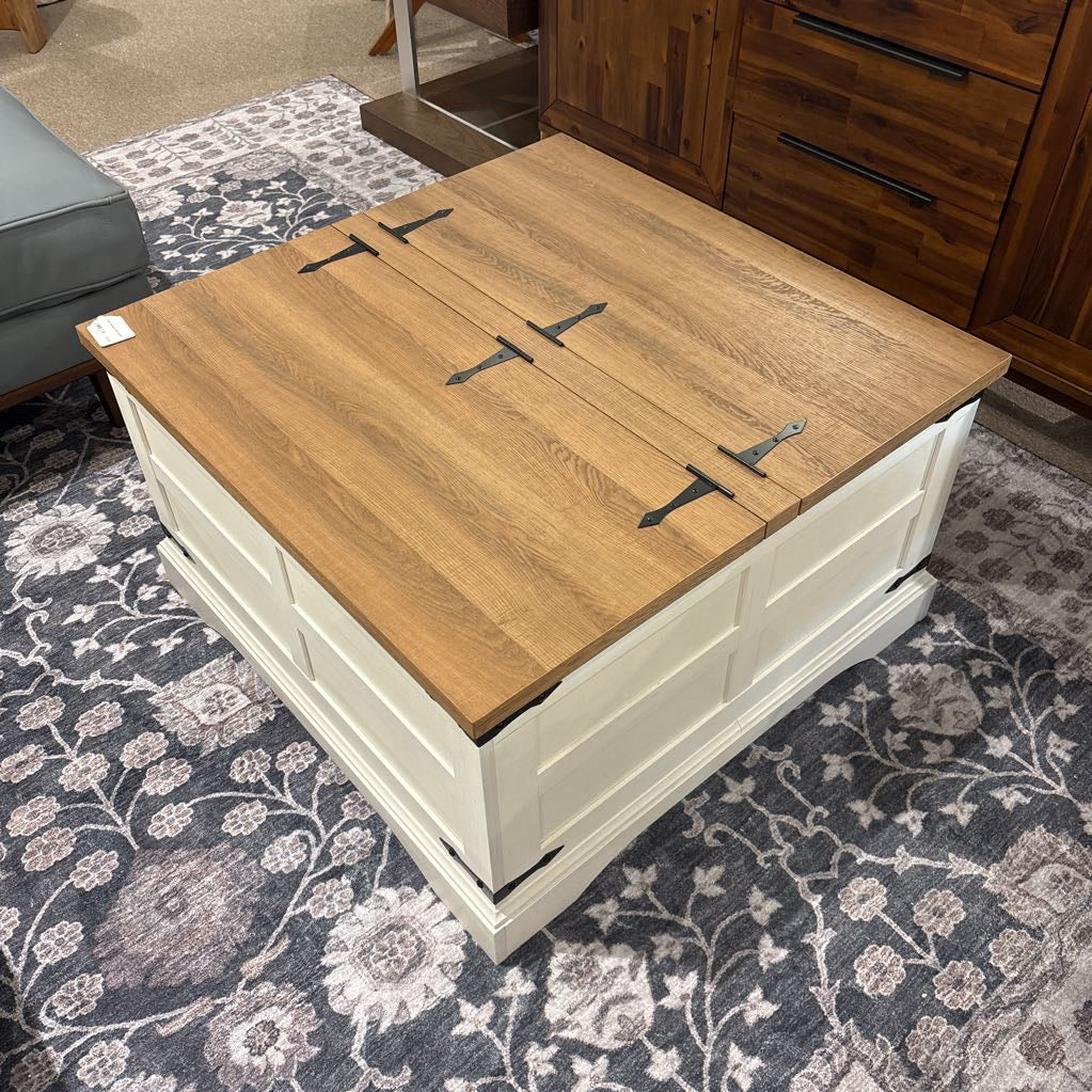 Rustic Storage Coffee Table