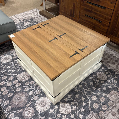 Rustic Storage Coffee Table