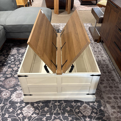 Rustic Storage Coffee Table