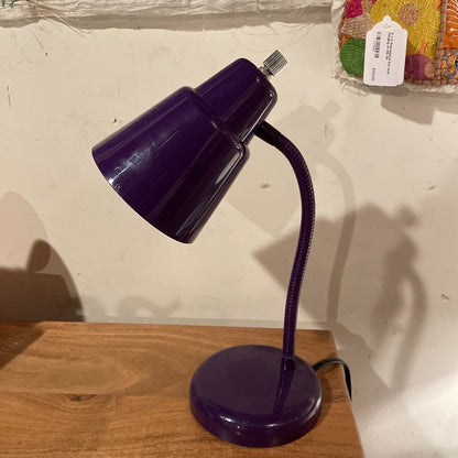 Purple Bendy Neck Desk Lamp