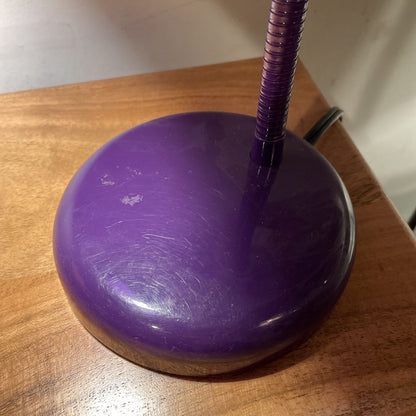 Purple Bendy Neck Desk Lamp