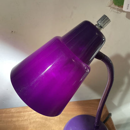 Purple Bendy Neck Desk Lamp