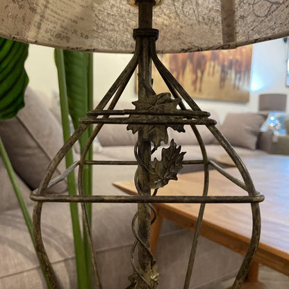 Rustic Wire "Pedestal" Shape Base Lamp LAMPS